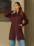 Jaleco Capri Feminino - Vinho - loja online