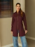 Jaleco Capri Feminino - Vinho