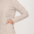 Jaleco Gola Padre com Zíper Vislon Feminino - Palha - RS Têxtil