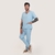 Scrub Básico Masculino - Azul Bebê - comprar online
