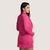 Blazer Alongado com botões Feminino - Pink - comprar online