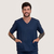 Camisa Hospitalar Básica Masculina - Azul Marinho