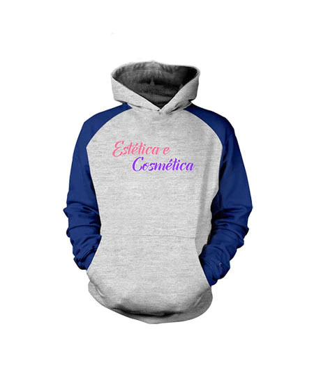 Moletom Raglan Estética e Cosmética
