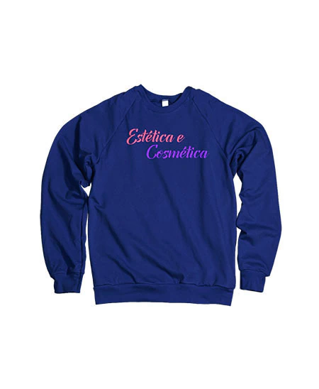 Moletom Bordado Estética e Cosmética