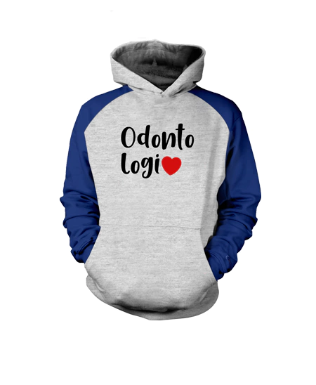 Moletom Raglan Coração Odontologia