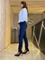 Calça Alfaiataria Jogger - Azul Marinho - comprar online