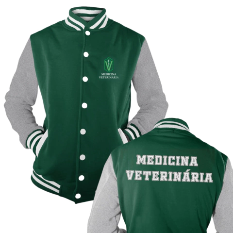 Jaqueta College Bordada Medicina Veterinária