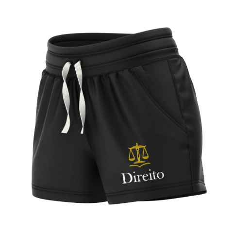 Shorts Feminino de Moletinho Direito Ref 2