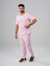 Scrub Gola Redonda Masculino - Rosa Bebê na internet