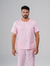 Scrub Gola Redonda Masculino - Rosa Bebê - comprar online