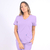 Camisa Hospitalar Básica Feminina - Lilás