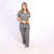 Calça Hospitalar Básica Feminina - Grafite - comprar online