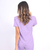 Camisa Hospitalar Básica Feminina - Lilás na internet