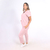 Calça Hospitalar Básica Feminina - Rosa Bebê - comprar online
