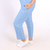 Calça Hospitalar Básica Feminina - Azul Bebê