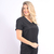 Camisa Hospitalar Básica Feminina - Preta - comprar online