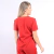 Camisa Hospitalar Básica Feminina - Vermelha na internet
