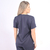 Camisa Hospitalar Básica Feminina - Azul Marinho na internet