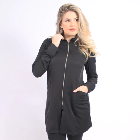 Jaleco Capri Feminino - Preto