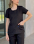 Scrub Gola Redonda Feminino - Preto - loja online