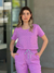 Scrub Gola Redonda Feminino - Lilás