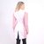 Jaleco Capri Feminino - Branco / Rosa na internet