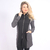 Jaleco Capri Feminino - Preto / Cinza