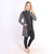 Jaleco Capri Feminino - Preto / Cinza - comprar online