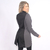 Jaleco Capri Feminino - Preto / Cinza na internet
