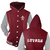 Jaqueta College Bordada com Capuz Letras - comprar online