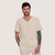 Camisa Hospitalar Básica Masculina - Palha