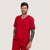 Camisa Hospitalar Básica Masculina - Vermelho