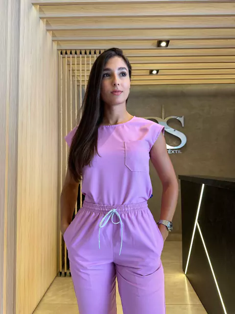 Scrub Comfy Feminino Ref 2 - Lilás