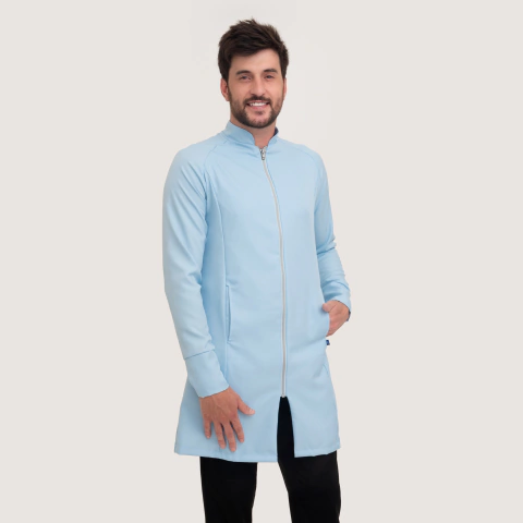 Jaleco Capri Masculino - Azul Bebê