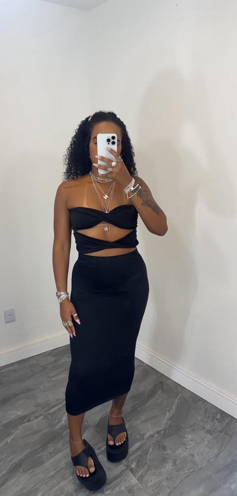 Vestido trançado - comprar online