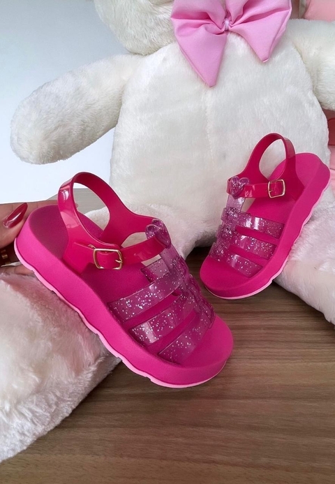 Sandália coração inf