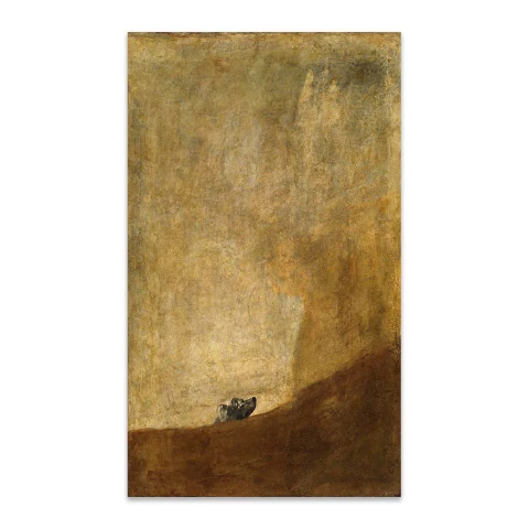 El perro semihundido