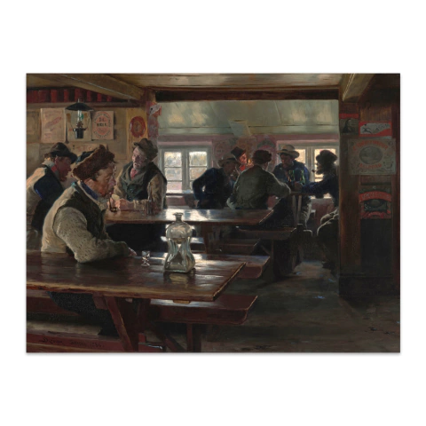 Interior de una taberna