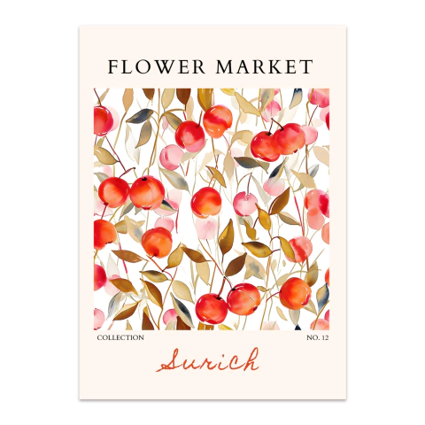 Mercado de flores Zúrich