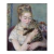 Mujer con un gato