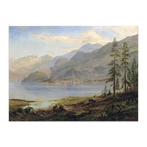 Paisaje con lago (1870)