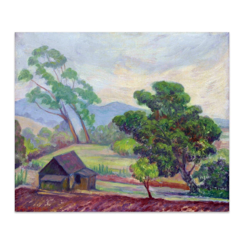 Paisaje con una casa