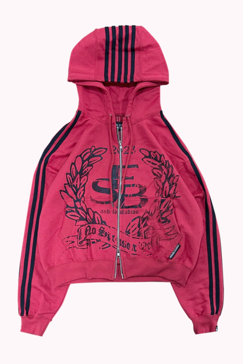 ZIP HOODIE "IMPACT" [RED] - comprar online