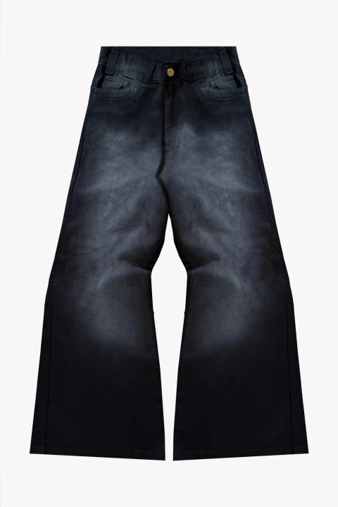 "FADED" FLARE BULL PANTS - comprar online