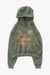 STAINED HOODIE [MOSS GREEN] - comprar online