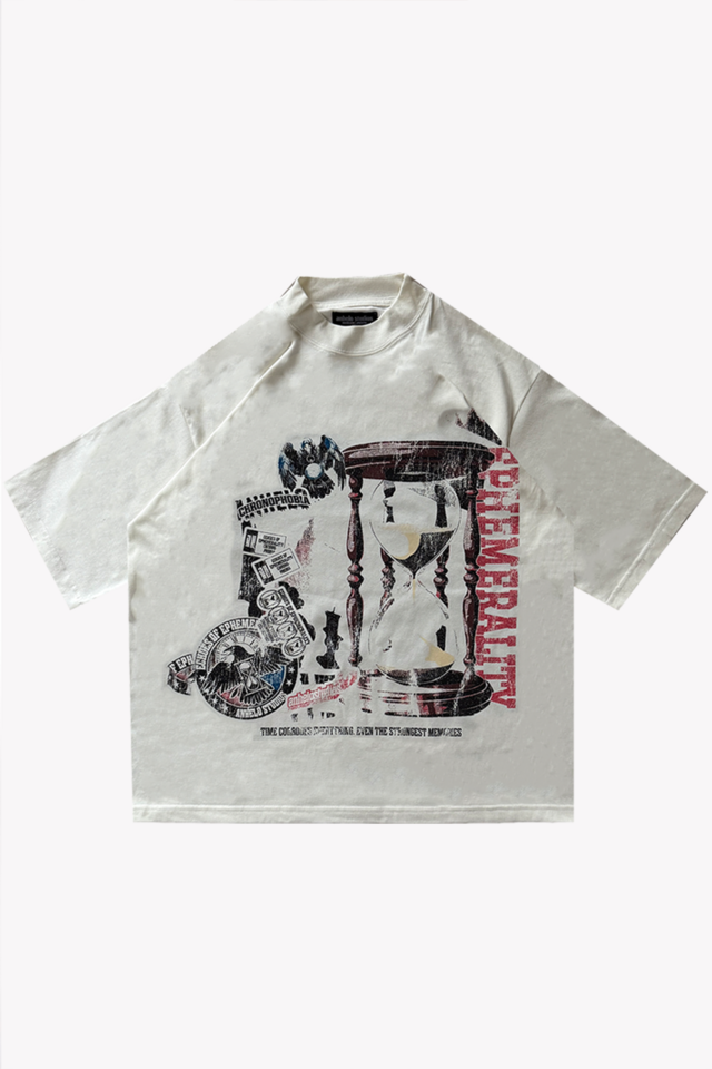 Remera "Echoes" Cream thumbnail 2