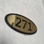 Placa Número Apartamento ou Casa - 20x10cm - comprar online