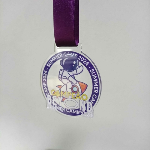 Medalha Acrílico Com Logo Evento