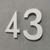 Número Residencial Branco 15cm - comprar online