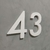 Número Residencial Branco 15cm